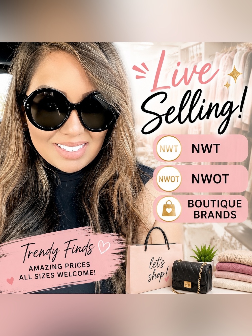Live Notification 🛍️☀️ come get to the deals!!